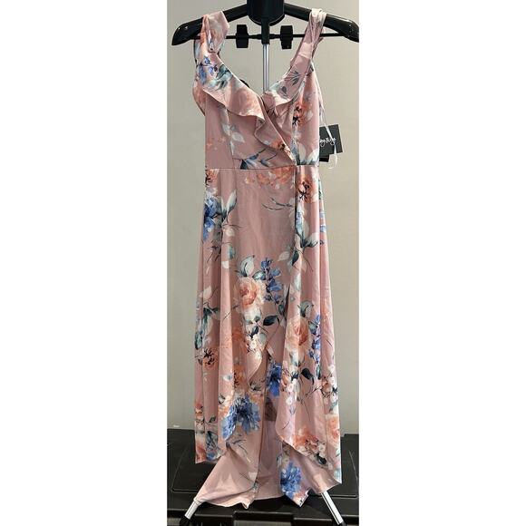 NWT by & by Women's size X-Small Print Bubble Crepe Dress - Picture 1 of 5